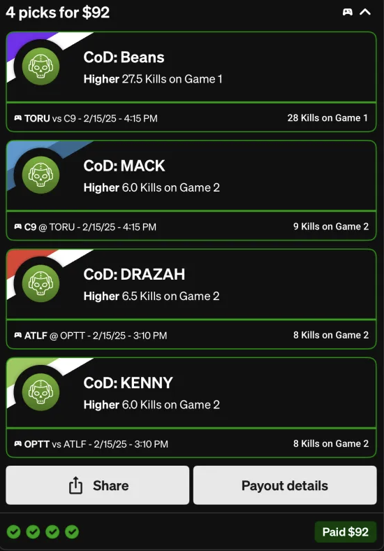 CODPicks W2