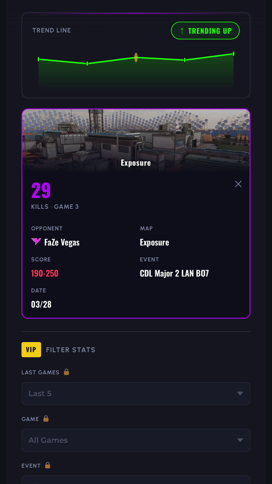 VIP Filters Mobile